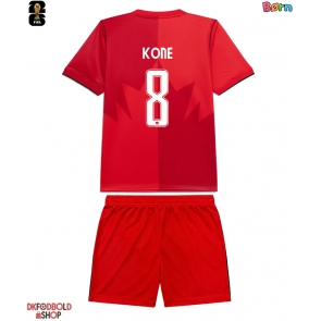 Canada Ismael Kone #8 Hjemmebanesæt Børn VM 2026 Kort ærmer (+ korte bukser)